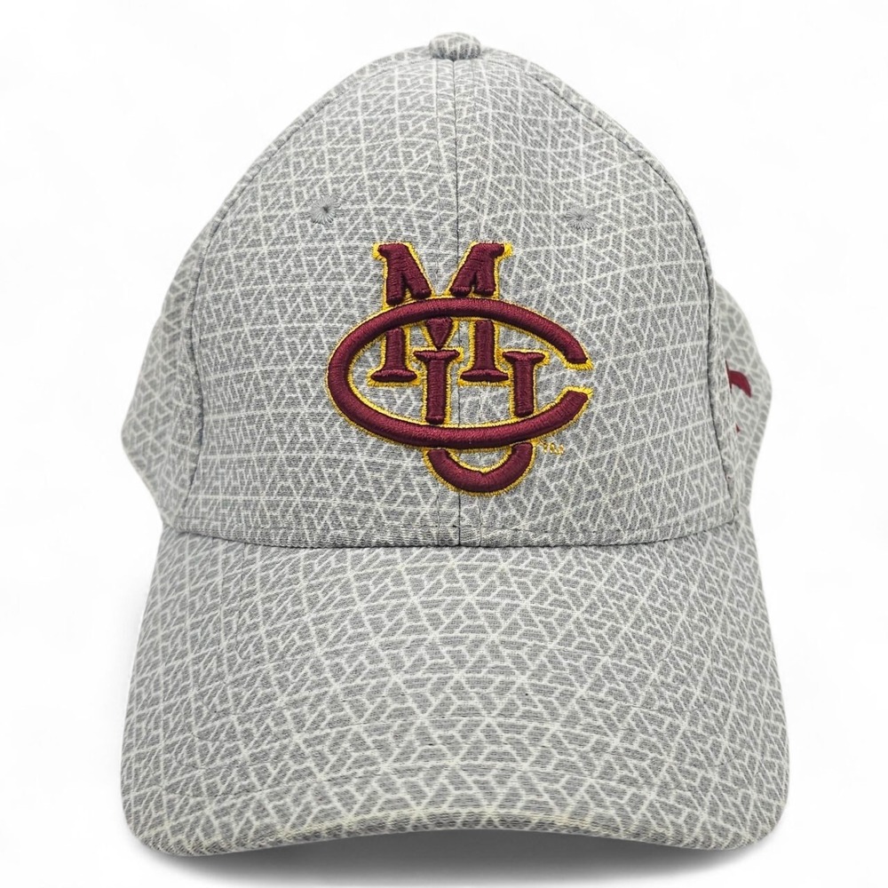 Under Armour CMU Colorado Mesa University Mavericks Hat Grey Geo Trucker Cap M/L
